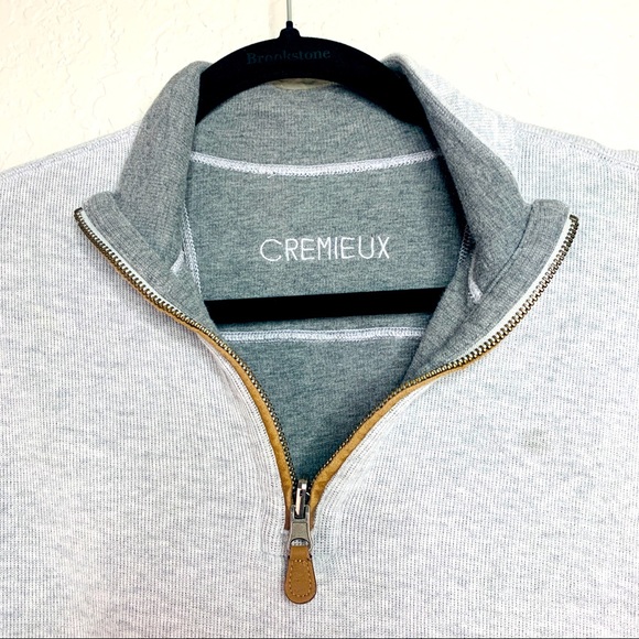 DANIEL CREMIEUX Reversible Mock Neck Pullover - Picture 3 of 16